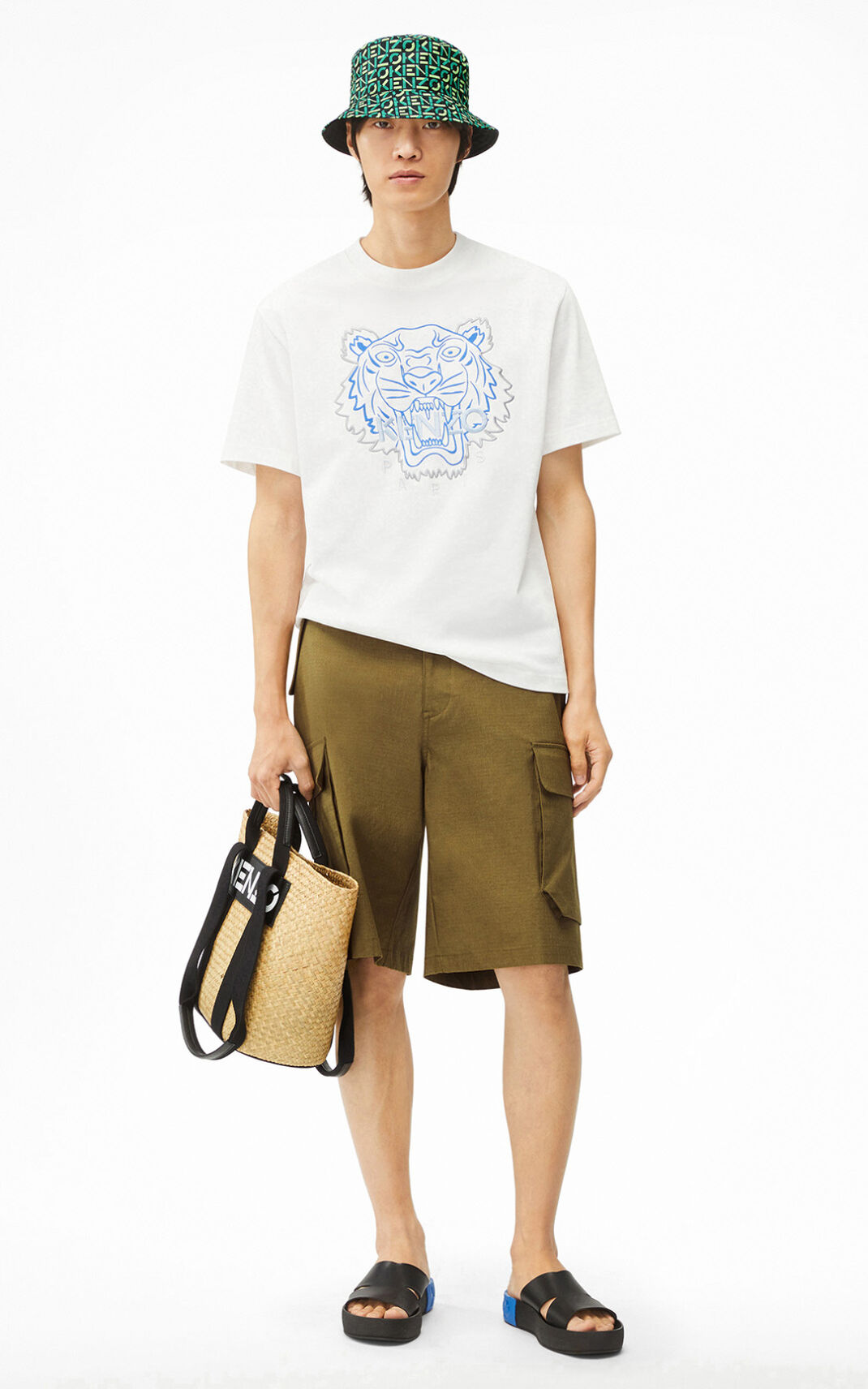 Kenzo Tiger T Shirt Herr | 10256-JOLV